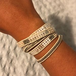 Beaded wrap bracelet